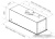 Кухонная вытяжка Pando EVO/780.11 Inox V.1050 ECO 009616