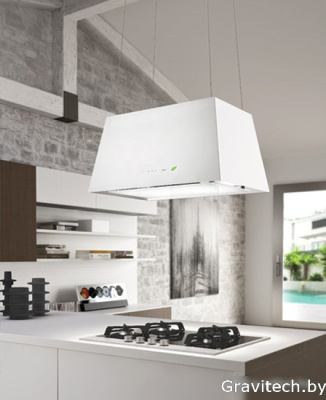 Кухонная вытяжка Falmec Lumiere E-ion 67 450 м3/ч (белый)