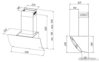 Кухонная вытяжка Akpo Clarus eco 60 WK-4 (серый)