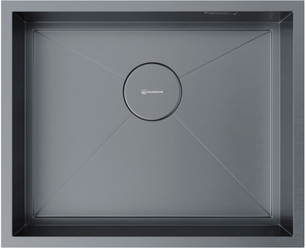 Кухонная мойка Omoikiri Kasen 54-16 INT IN (вороненая сталь)