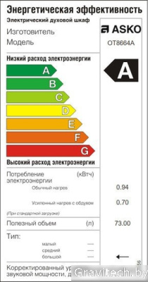 Электрический духовой шкаф ASKO OT8664A