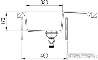 Кухонная мойка TEKA Comfor 45 S-TQ (оникс)