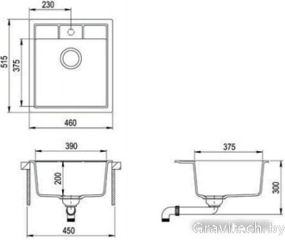 Кухонная мойка TEKA Estela 45 S-TQ (белый)