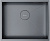 Кухонная мойка Omoikiri Kasen 54-16 INT IN (вороненая сталь)