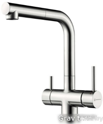 Смеситель Omoikiri Takamatsu-S BN (нержавеющая сталь)