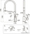 Смеситель Omoikiri Sinto 2 Plus-BN-WH (нержавеющая сталь/белый) Смеситель Omoikiri Sinto 2 Plus-BN-WH (нержавеющая сталь/белый)