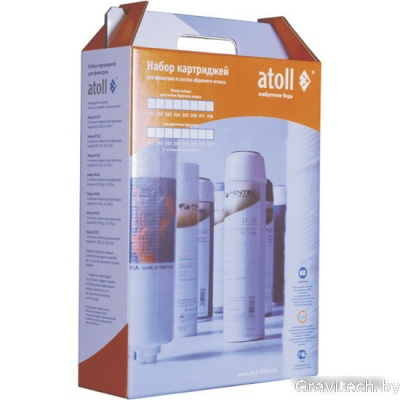 Комплект картриджей Atoll №208 STDA (префильтры для A-3800)