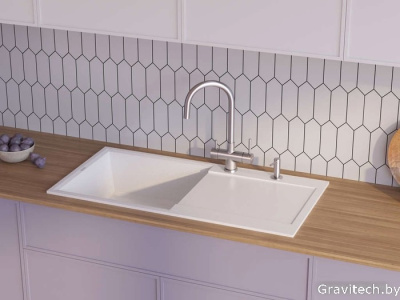 Кухонная мойка Omoikiri Sakaime 100 GR (leningrad grey)