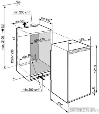 Однокамерный холодильник Liebherr IRd 4150 Prime