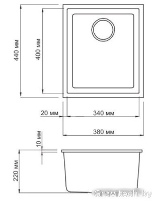 Кухонная мойка Omoikiri Bosen 38-U-WH (4993160)