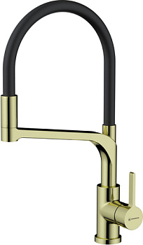 Смеситель Omoikiri Sinto 2 Plus-LG-BL (светлое золото/черный)