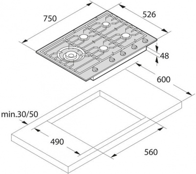 Варочная панель ASKO HG1776SB