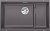 Кухонная мойка Blanco Subline 700-U Level (темная скала, корзинчатый вентиль)
