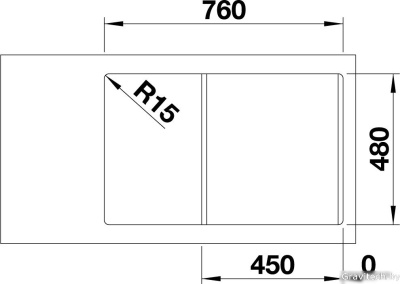 Кухонная мойка Blanco Legra 45 S 522203 (белый)