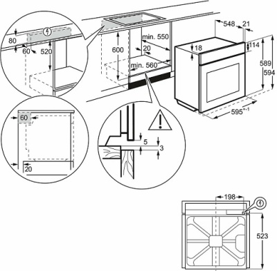 Электрический духовой шкаф Electrolux OKD5H40X Электрический духовой шкаф Electrolux OKD5H40X