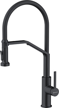 Смеситель Omoikiri Makkari 2 Plus-SB-GB-BL (графит/черный)