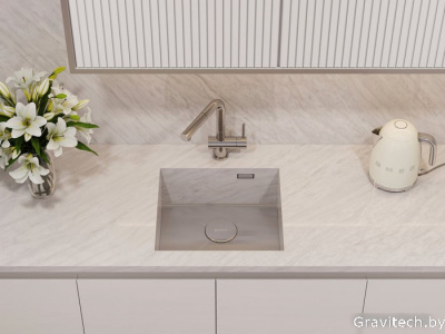 Кухонная мойка Omoikiri Kasen 48-26 INT LG (светлое золото)