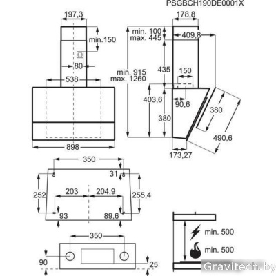 Кухонная вытяжка Electrolux LFV619R