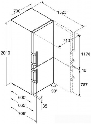 Холодильник Liebherr CBNes 5778 Premium