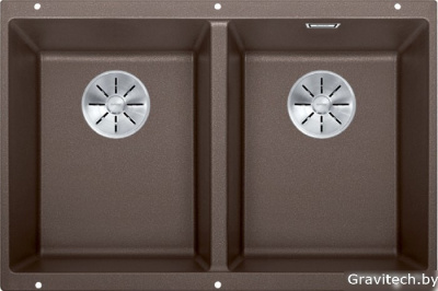 Кухонная мойка Blanco Subline 350/350-U (кофе)