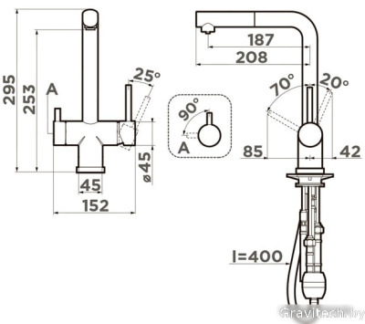 Смеситель Omoikiri Takamatsu-S BN (нержавеющая сталь) Смеситель Omoikiri Takamatsu-S BN (нержавеющая сталь)