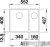 Кухонная мойка Blanco Subline 340/160-F (антрацит) Кухонная мойка Blanco Subline 340/160-F (антрацит)
