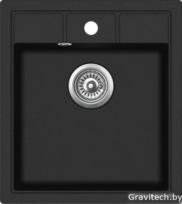 Кухонная мойка TEKA Estela 45 S-TQ (черный металлик)