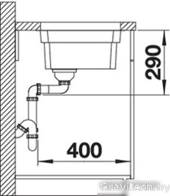 Кухонная мойка Blanco Etagon 700-U (зеркальная полировка) 524270