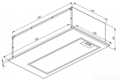 Кухонная вытяжка Akpo Mio 60 WK-12 (черный)