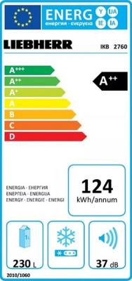 Однокамерный холодильник Liebherr IKB 2760