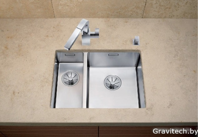 Кухонная мойка Blanco Claron 340/180-U (полированная, правая)