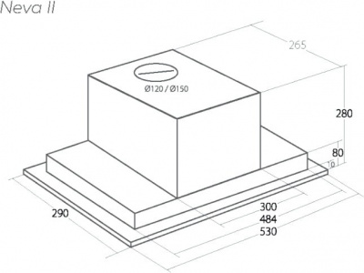 Кухонная вытяжка Akpo Neva II 60 WK-9 (нержавеющая сталь)