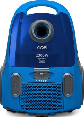 Контейнерный и мешковой пылесос Artel VCU 0120 Blue с турбощеткой