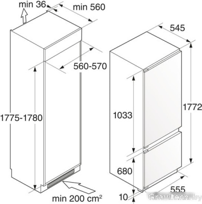 Морозильник ASKO FN31842I