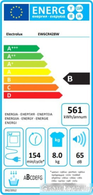 Сушильная машина Electrolux EW6CR428W