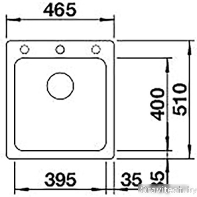 Кухонная мойка Blanco Naya 45 526572 (черный)
