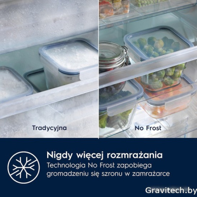 Холодильник Electrolux TwinTech No Frost 600 CustomFlex ENT6ME19S