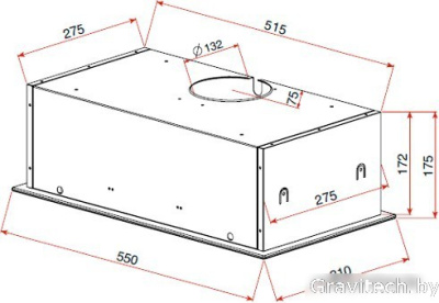 Кухонная вытяжка TEKA GFG 2 Black Glass (40446752)
