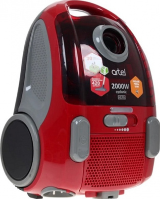 Контейнерный и мешковой пылесос Artel VCU 0120 Red с турбощеткой