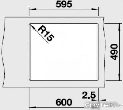 Кухонная мойка Blanco Pleon 6 (бетон) 525306