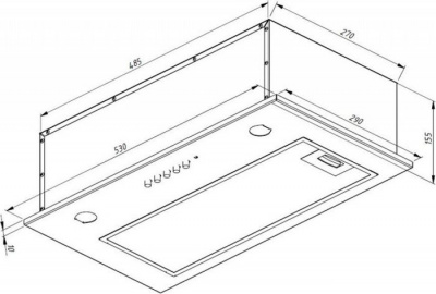 Кухонная вытяжка Akpo Micra 60 WK-7 (белый)